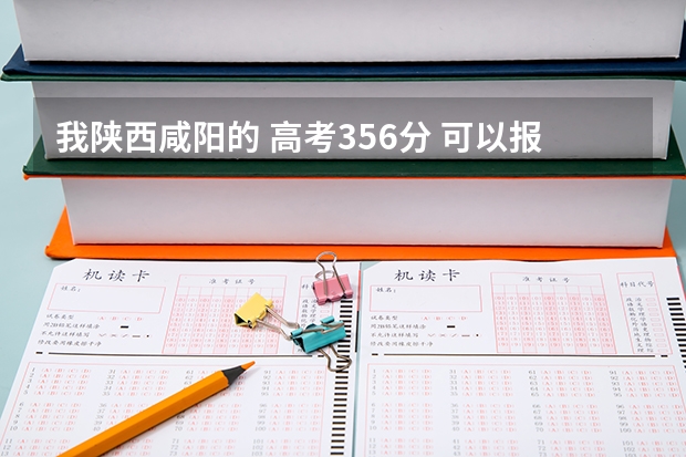 我陕西咸阳的 高考356分 可以报什么学校?